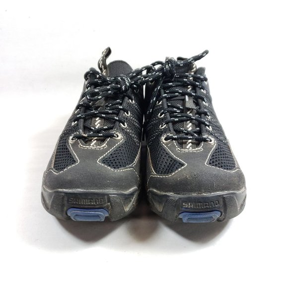 Shimano Men's Size 7.6 Mountain Bike Shoes Black - Picture 6 of 9